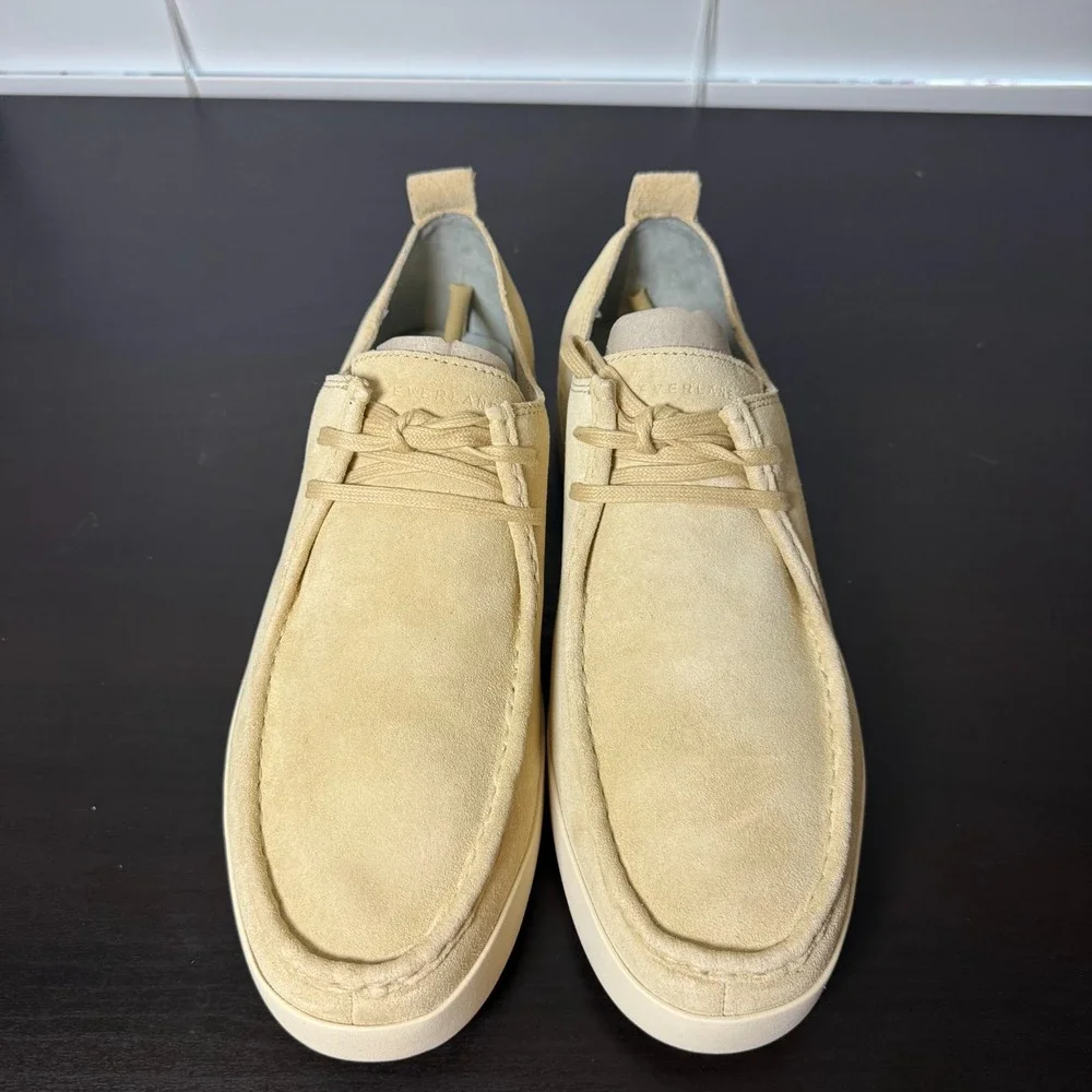 Everlane Desert Pebble Loafer Men's Size 12 Beige Suede Slip-On Round Toe Casual
